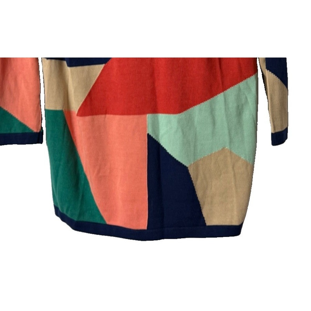 NWT Chicos Womens Open Front Long Sleeve Cardigan Sweater Size 1 Medium (8-10) - Picture 12 of 13